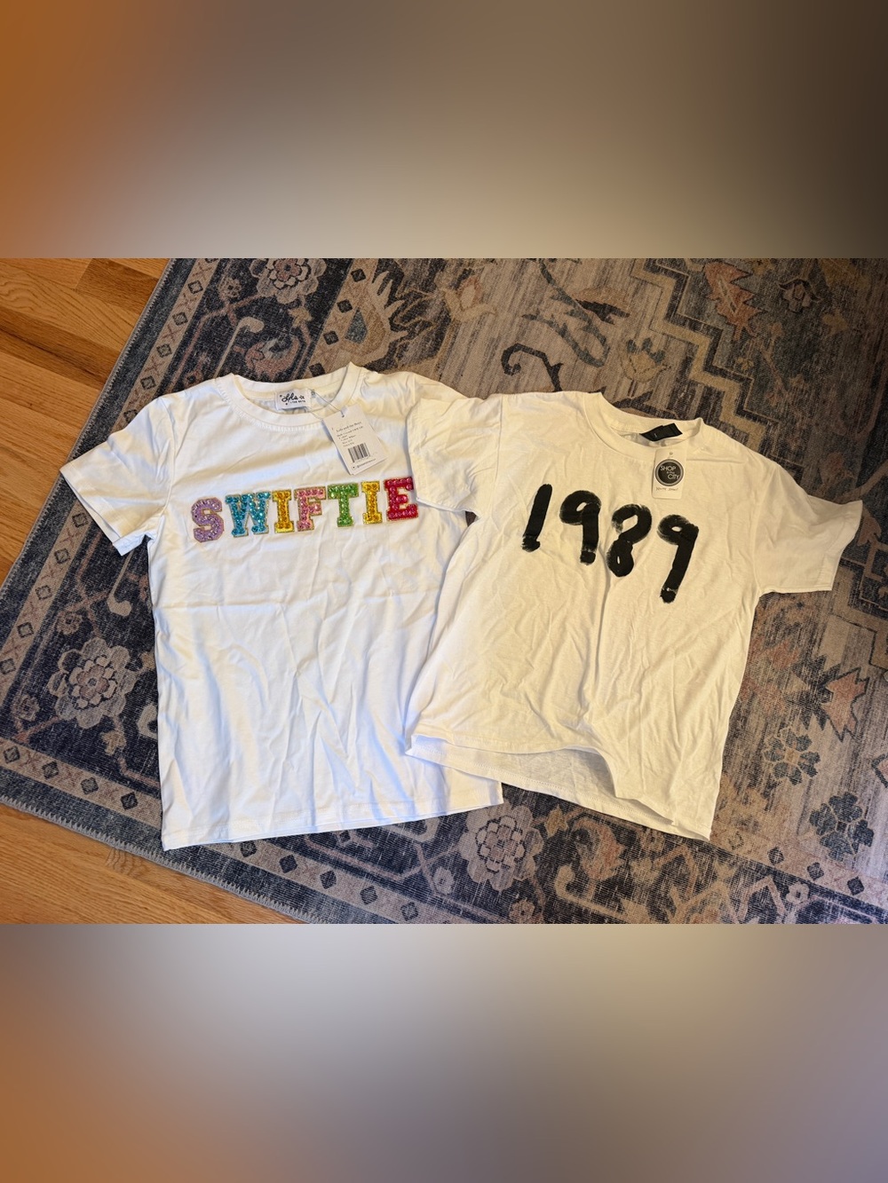 Girls Swiftie Shirt Bundle 2pc Taylor Swift 1979 + Lola & The Boys NWT